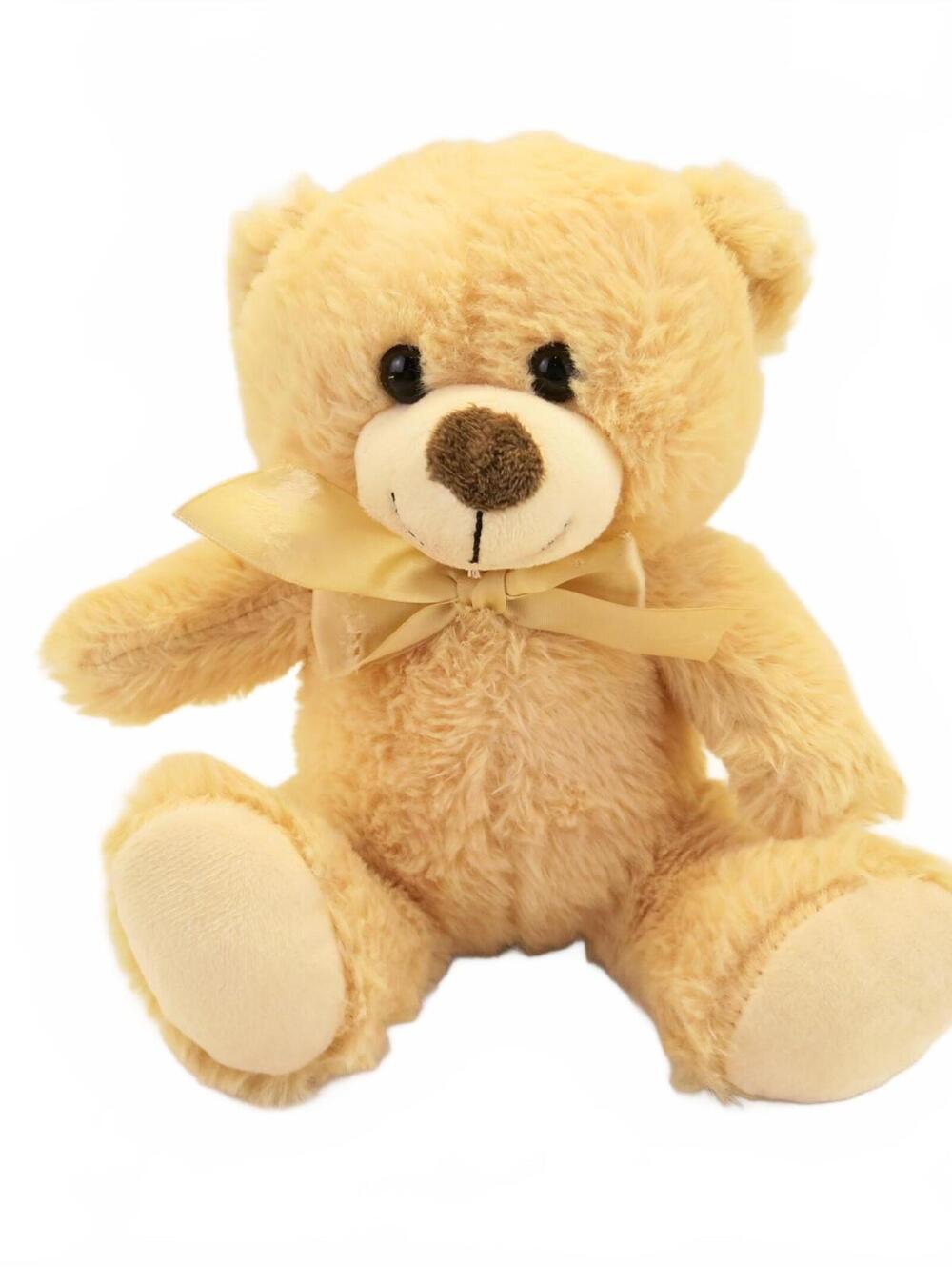 Fiesta Plush Teddy Bear with Satin Ribbon Bow